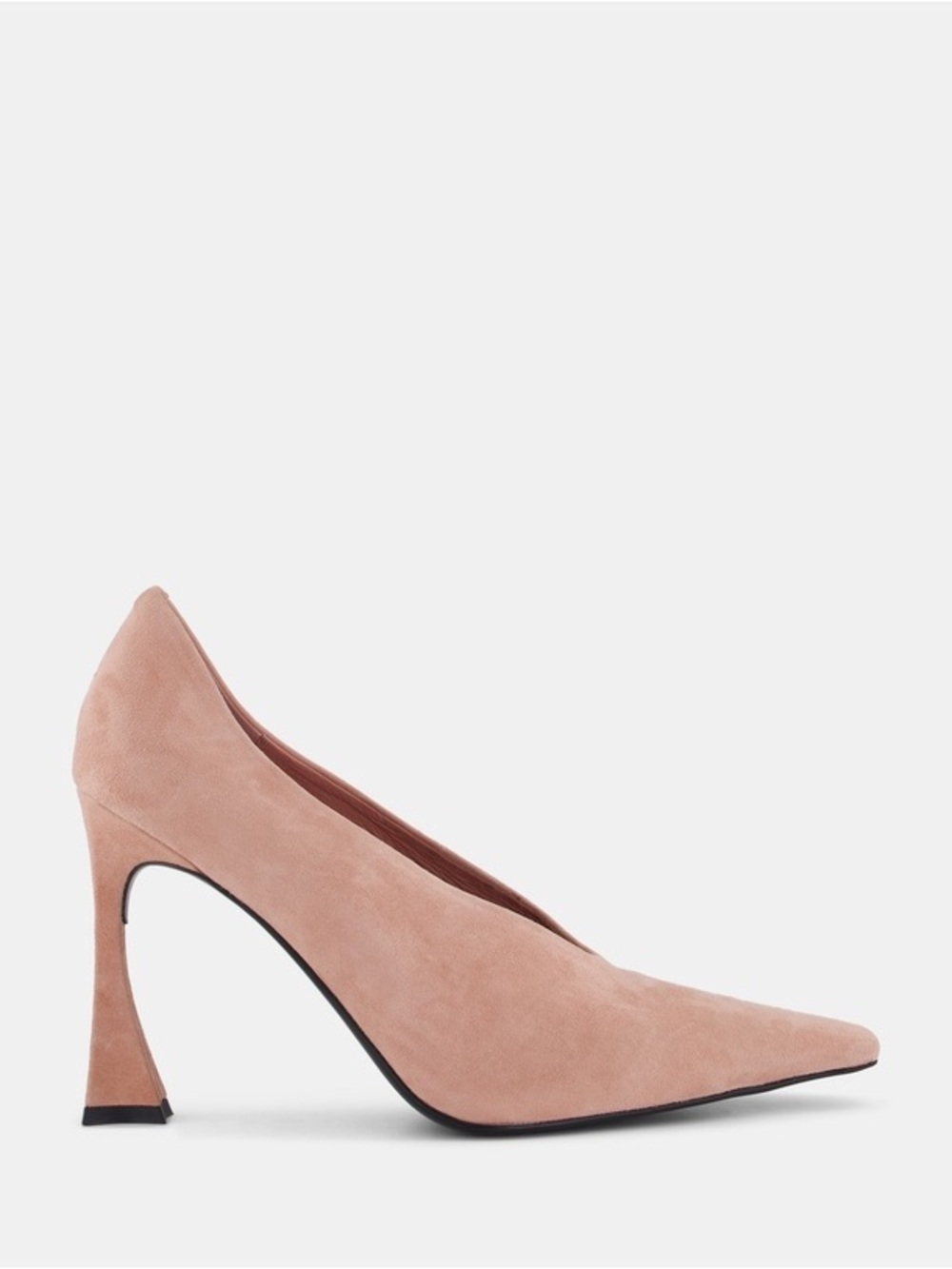 Jeffrey Campbell HINTS H2 pump in blush suede